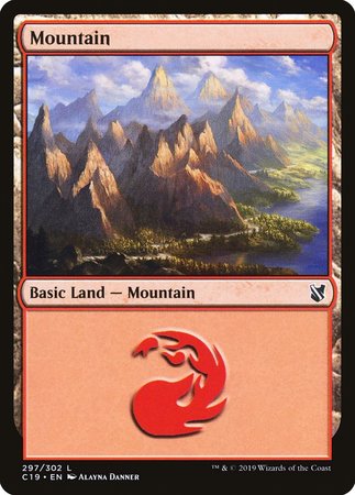 Mountain (297) [Commander 2019] | Gate City Games LLC