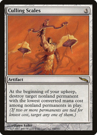 Culling Scales [Mirrodin] | Gate City Games LLC