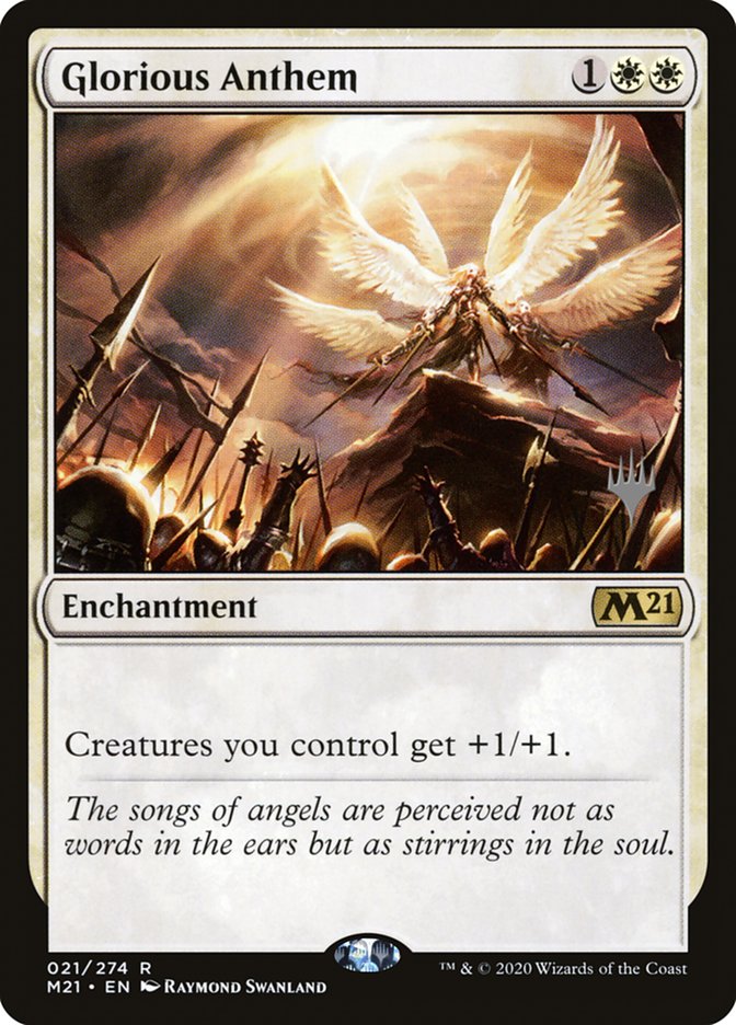 Glorious Anthem (Promo Pack) [Core Set 2021 Promos] | Gate City Games LLC