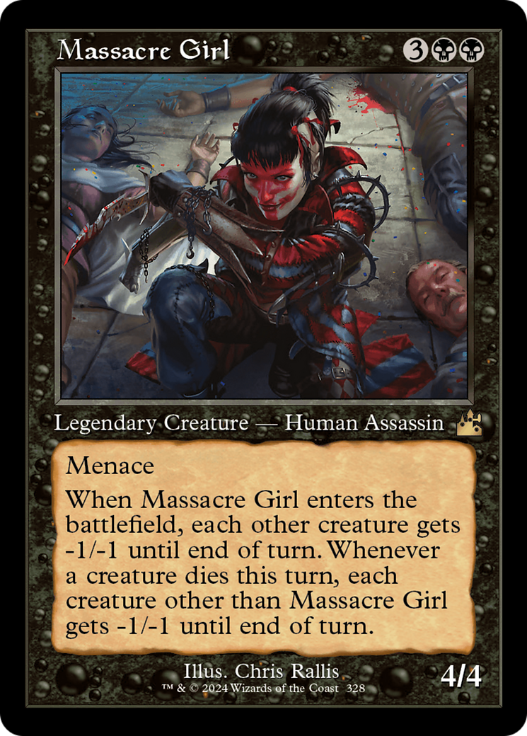 Massacre Girl (Retro) [Ravnica Remastered] | Gate City Games LLC