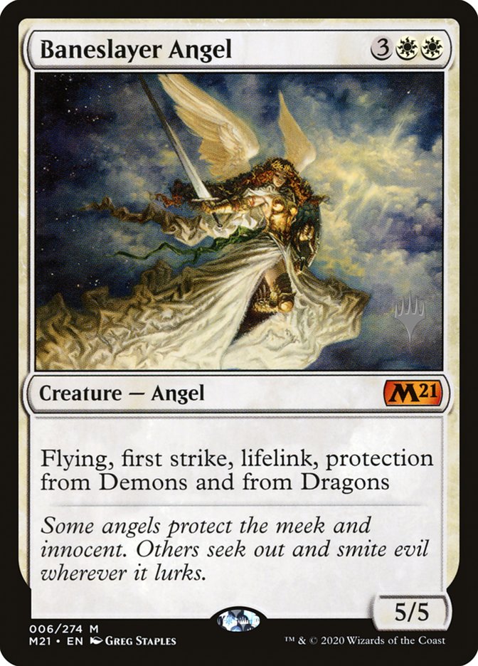 Baneslayer Angel (Promo Pack) [Core Set 2021 Promos] | Gate City Games LLC