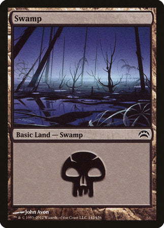 Swamp (142) [Planechase 2012] | Gate City Games LLC