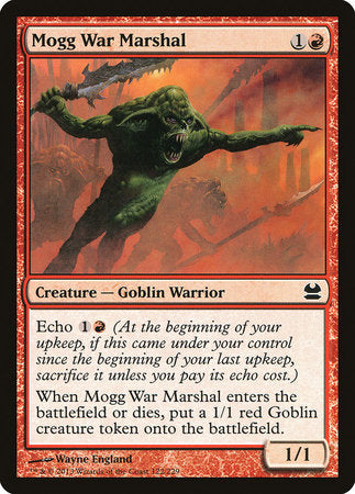 Mogg War Marshal [Modern Masters] | Gate City Games LLC