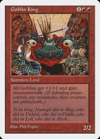 Goblin King [Fifth Edition] | Gate City Games LLC