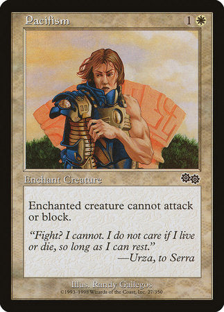 Pacifism [Urza's Saga] | Gate City Games LLC