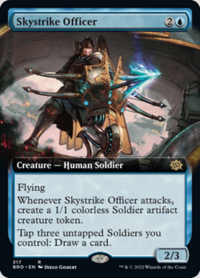 Skystrike Officer (Extended Art) [The Brothers' War] | Gate City Games LLC