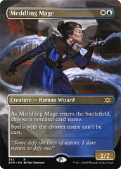 Meddling Mage (Borderless) [Double Masters] | Gate City Games LLC