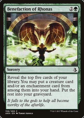 Benefaction of Rhonas [Amonkhet] | Gate City Games LLC