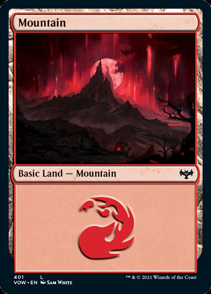 Mountain (401) [Innistrad: Crimson Vow] | Gate City Games LLC