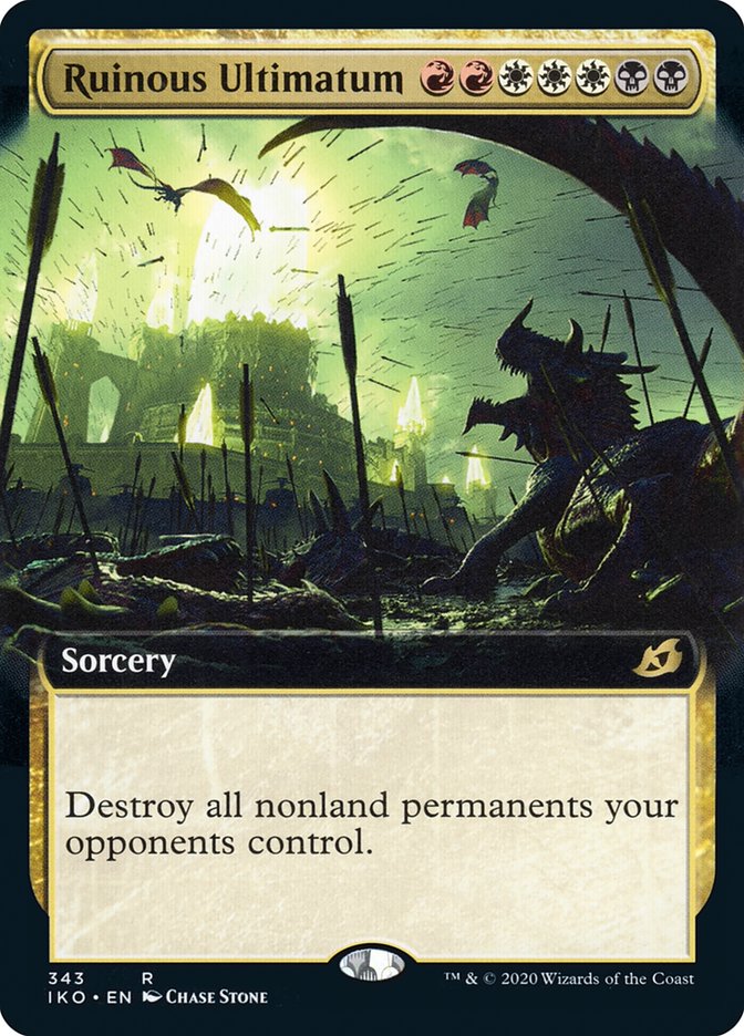 Ruinous Ultimatum (Extended Art) [Ikoria: Lair of Behemoths] | Gate City Games LLC