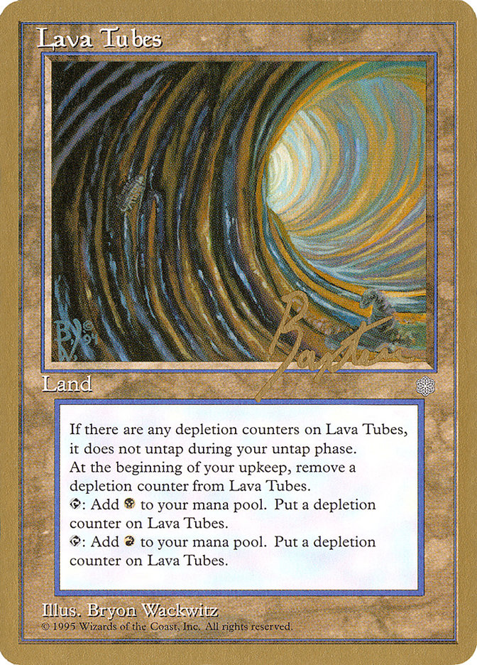 Lava Tubes (George Baxter) [Pro Tour Collector Set] | Gate City Games LLC