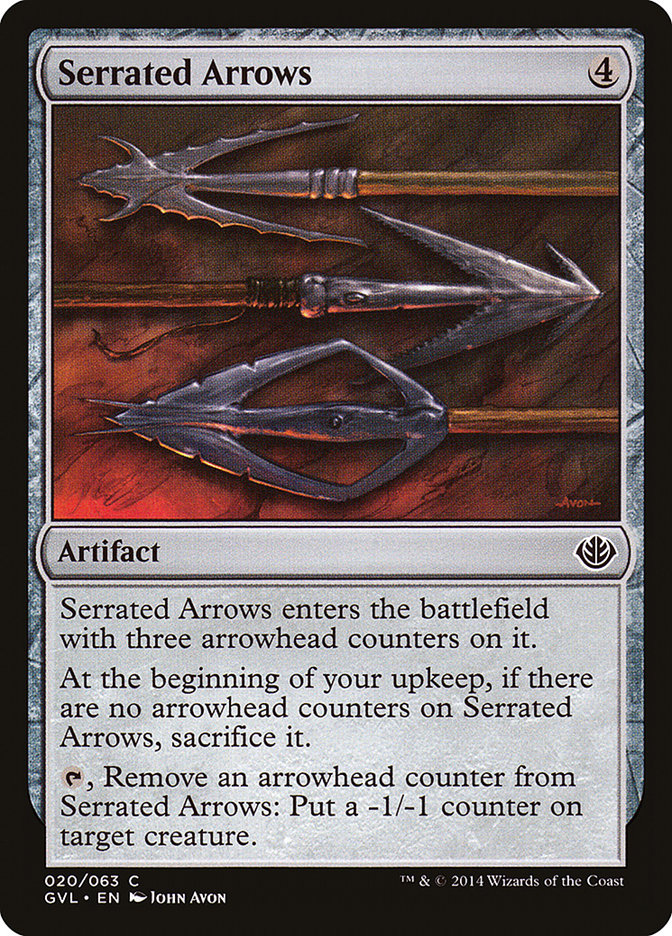 Serrated Arrows (Garruk vs. Liliana) [Duel Decks Anthology] | Gate City Games LLC