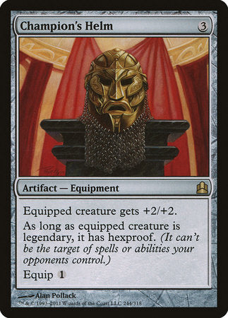 Champion's Helm [Commander 2011] | Gate City Games LLC