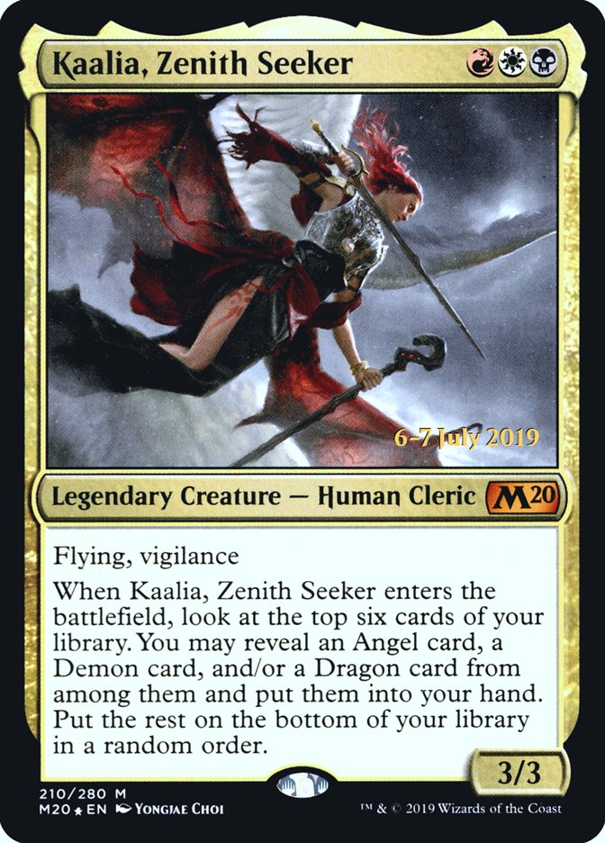 Kaalia, Zenith Seeker  [Core Set 2020 Prerelease Promos] | Gate City Games LLC