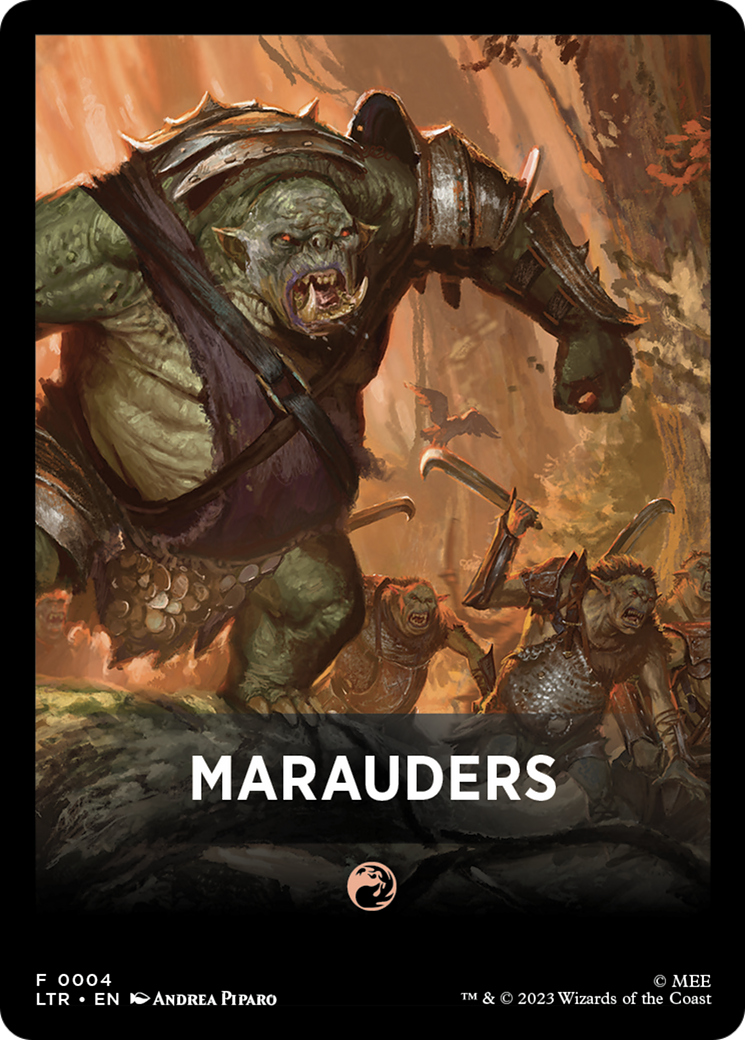 Marauders Theme Card [The Lord of the Rings: Tales of Middle-Earth Tokens] | Gate City Games LLC