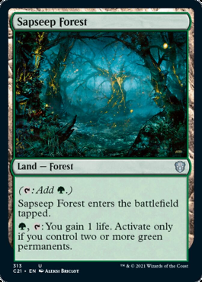 Sapseep Forest [Commander 2021] | Gate City Games LLC