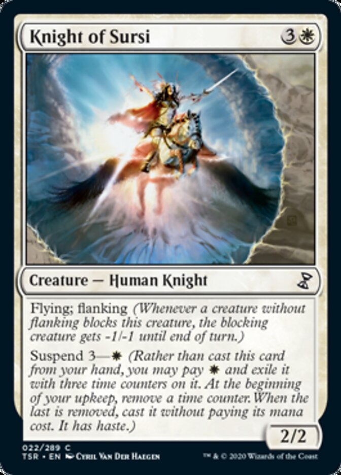 Knight of Sursi [Time Spiral Remastered] | Gate City Games LLC