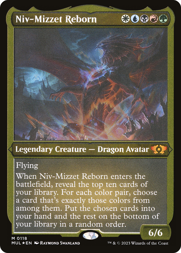 Niv-Mizzet Reborn (Foil Etched) [Multiverse Legends] | Gate City Games LLC