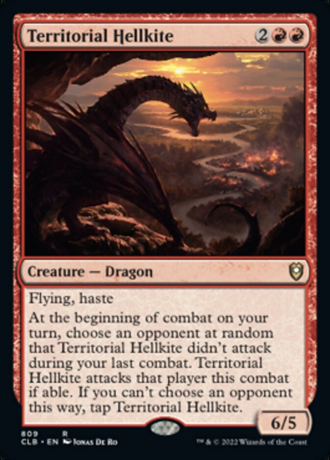 Territorial Hellkite [Commander Legends: Battle for Baldur's Gate] | Gate City Games LLC