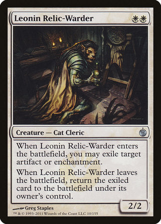 Leonin Relic-Warder [Mirrodin Besieged] | Gate City Games LLC