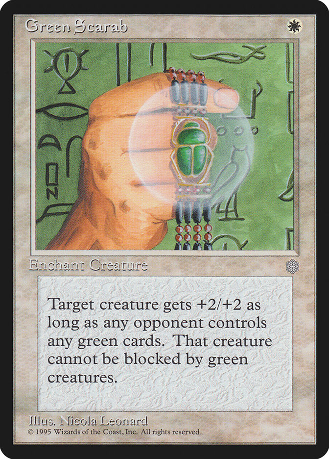 Green Scarab [Ice Age] | Gate City Games LLC
