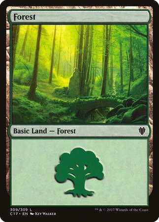 Forest (309) [Commander 2017] | Gate City Games LLC