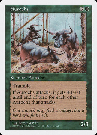 Aurochs [Fifth Edition] | Gate City Games LLC