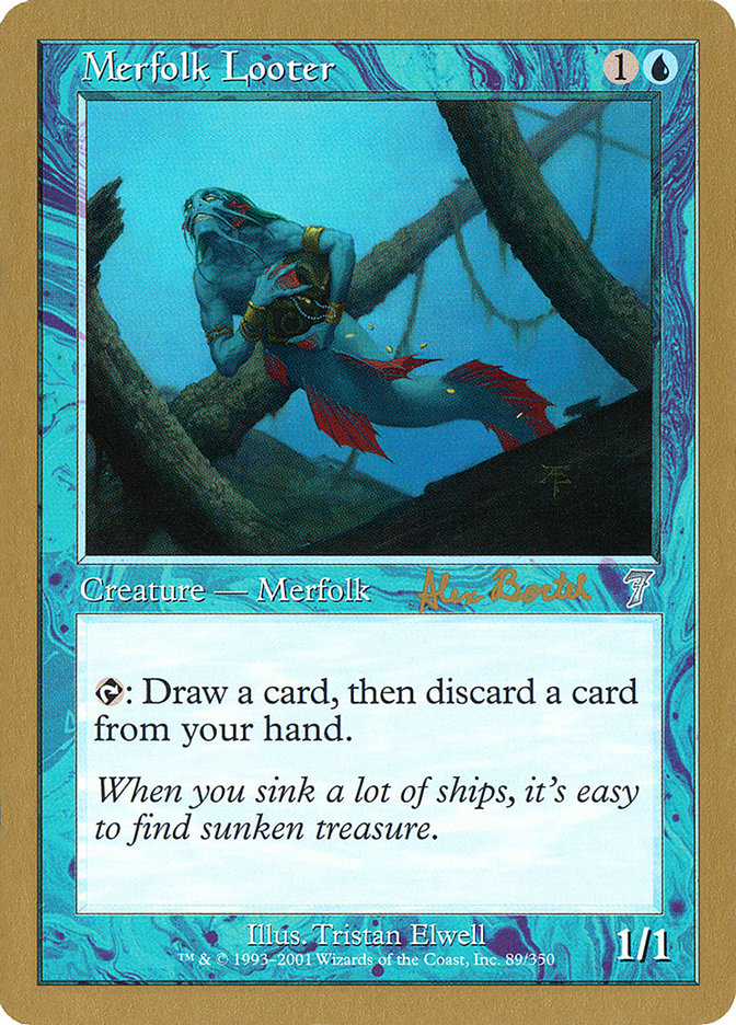 Merfolk Looter (Alex Borteh) [World Championship Decks 2001] | Gate City Games LLC