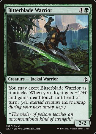 Bitterblade Warrior [Amonkhet] | Gate City Games LLC