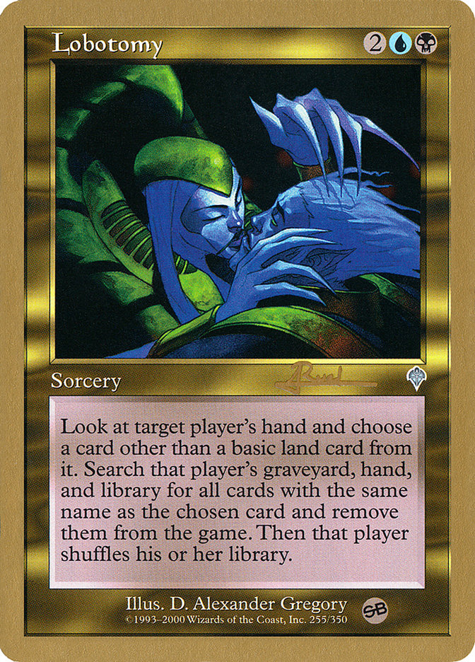 Lobotomy (Antoine Ruel) (SB) [World Championship Decks 2001] | Gate City Games LLC