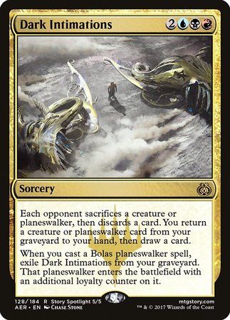 Dark Intimations [Aether Revolt] | Gate City Games LLC