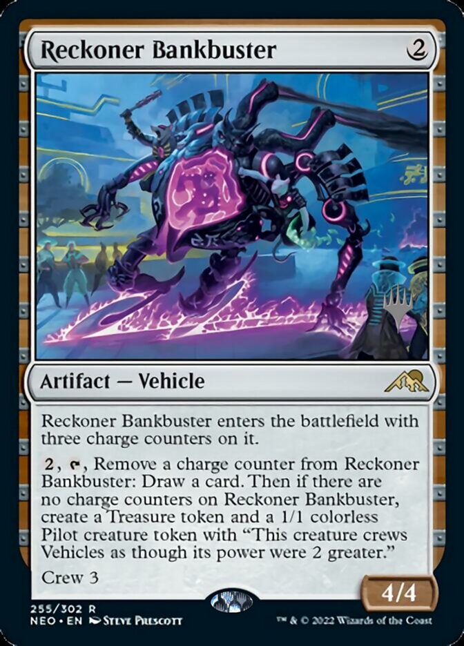 Reckoner Bankbuster (Promo Pack) [Kamigawa: Neon Dynasty Promos] | Gate City Games LLC