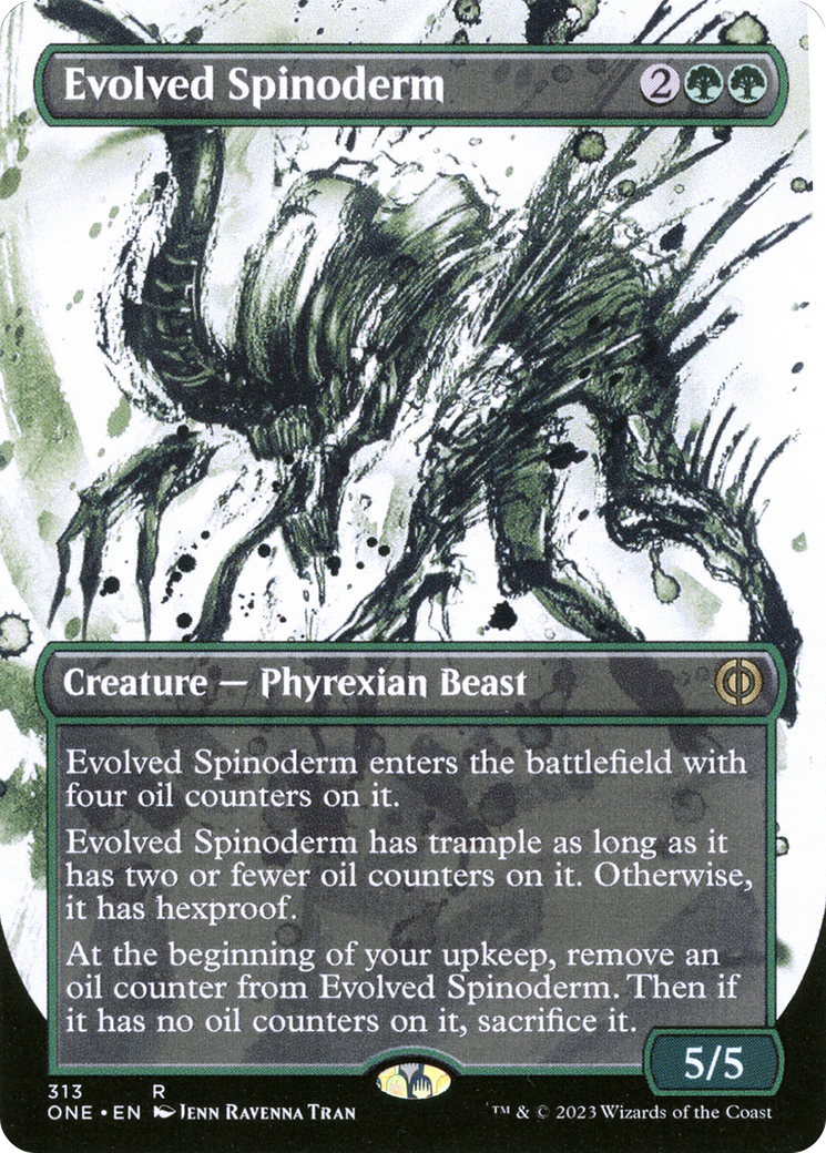 Evolved Spinoderm (Borderless Ichor) [Phyrexia: All Will Be One] | Gate City Games LLC