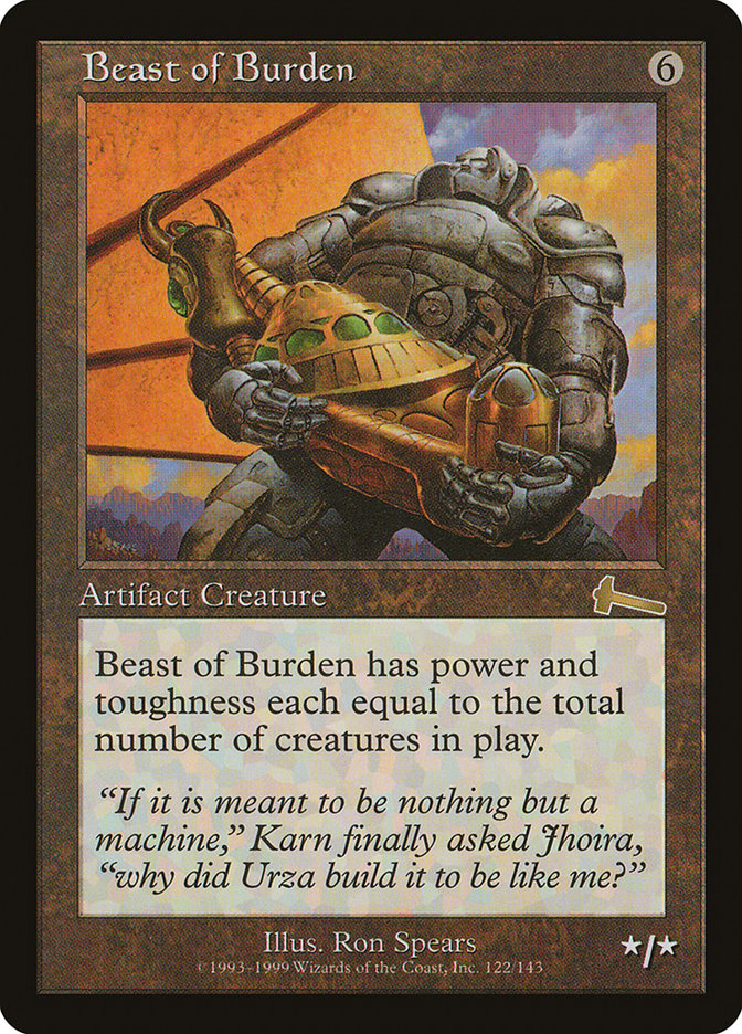 Beast of Burden [Urza's Legacy] | Gate City Games LLC