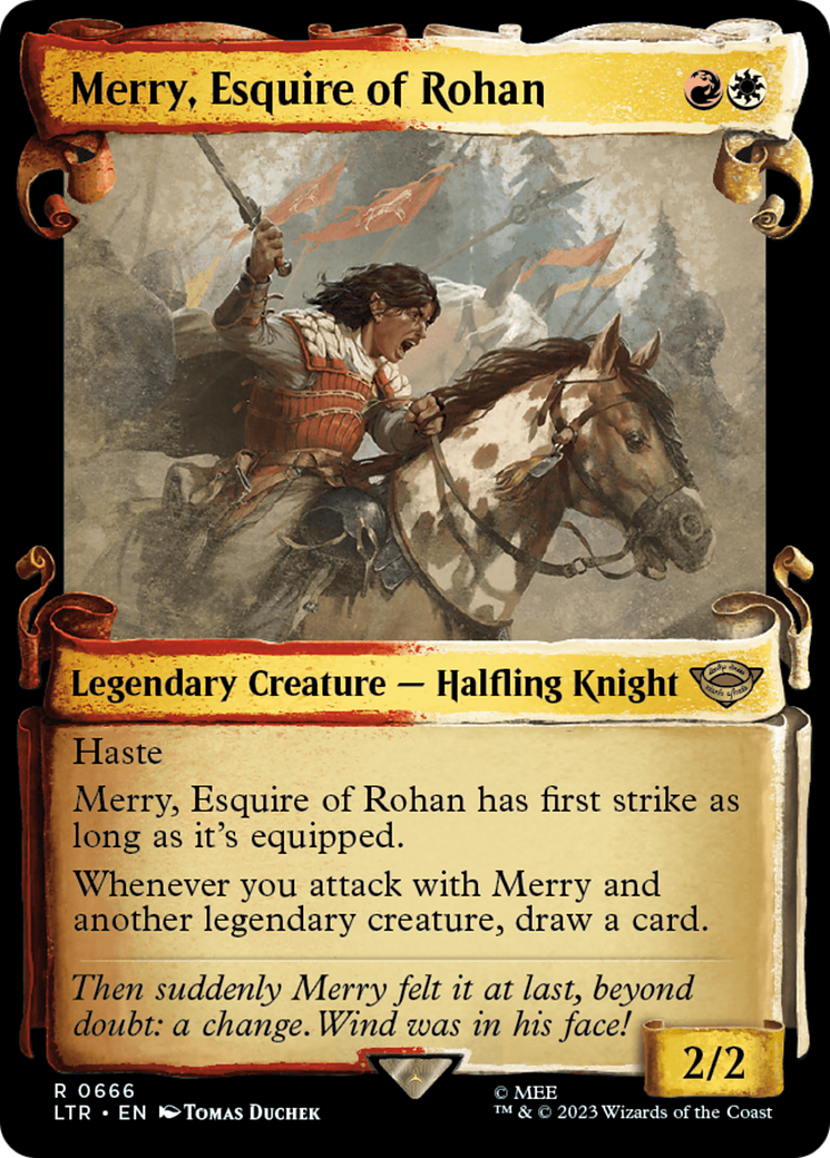 Merry, Esquire of Rohan [The Lord of the Rings: Tales of Middle-Earth Showcase Scrolls] | Gate City Games LLC
