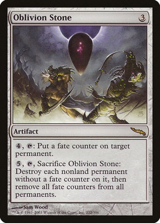 Oblivion Stone [Mirrodin] | Gate City Games LLC