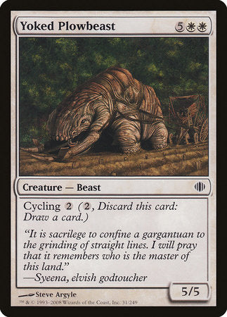 Yoked Plowbeast [Shards of Alara] | Gate City Games LLC