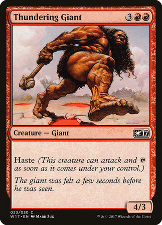 Thundering Giant [Welcome Deck 2017] | Gate City Games LLC
