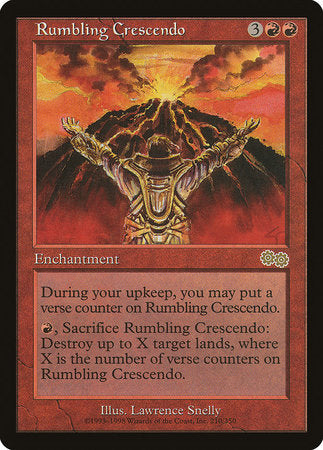 Rumbling Crescendo [Urza's Saga] | Gate City Games LLC