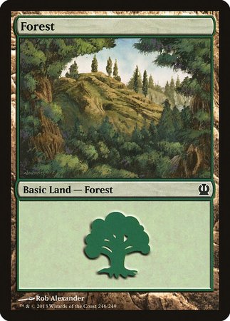 Forest (246) [Theros] | Gate City Games LLC