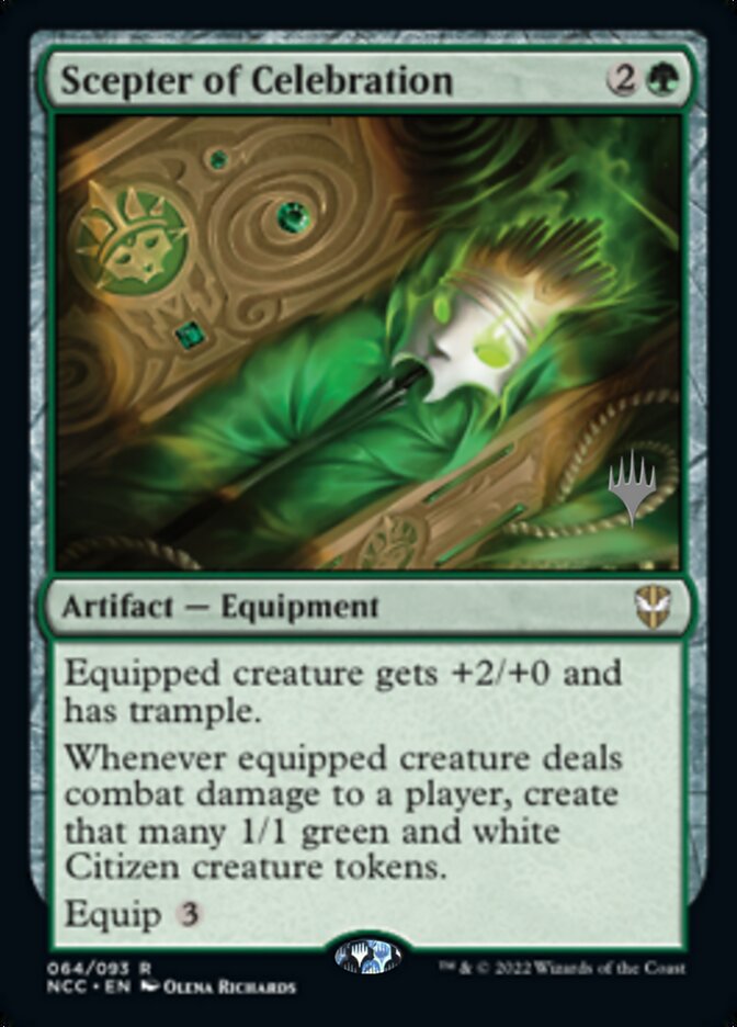 Scepter of Celebration (Promo Pack) [Streets of New Capenna Commander Promos] | Gate City Games LLC