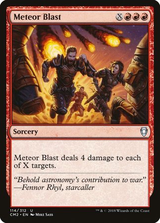 Meteor Blast [Commander Anthology Volume II] | Gate City Games LLC