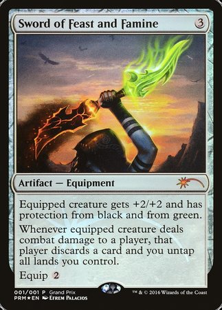 Sword of Feast and Famine [Grand Prix Promos] | Gate City Games LLC