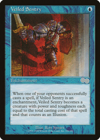 Veiled Sentry [Urza's Saga] | Gate City Games LLC