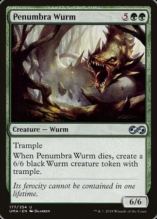 Penumbra Wurm [Ultimate Masters] | Gate City Games LLC