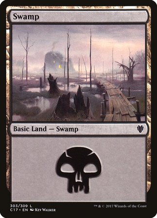 Swamp (303) [Commander 2017] | Gate City Games LLC