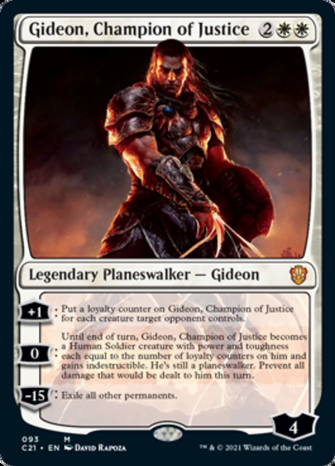 Gideon, Champion of Justice [Commander 2021] | Gate City Games LLC