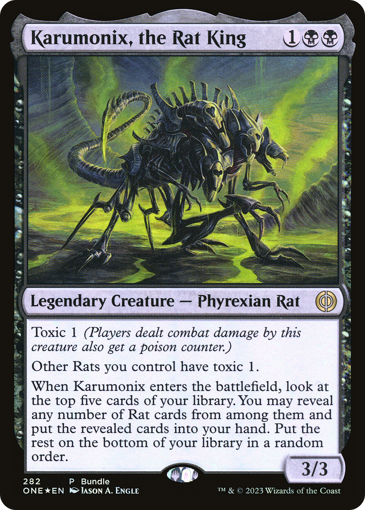 Karumonix, the Rat King (Bundle) [Phyrexia: All Will Be One] | Gate City Games LLC