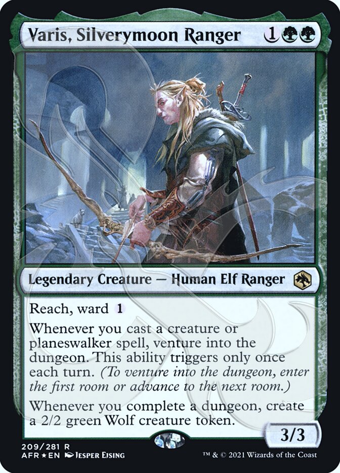 Varis, Silverymoon Ranger (Ampersand Promo) [Dungeons & Dragons: Adventures in the Forgotten Realms Promos] | Gate City Games LLC