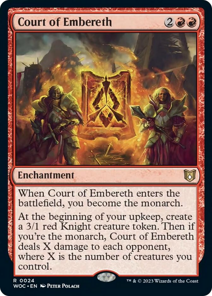 Court of Embereth [Wilds of Eldraine Commander] | Gate City Games LLC